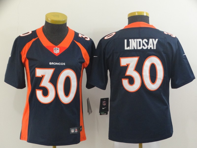 Women Denver Broncos #30 Lindsay blue Nike Vapor Untouchable Limited Playe NFL Jerseys->los angeles angels->MLB Jersey